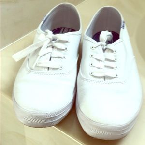 White original Keds size 7 Wide!